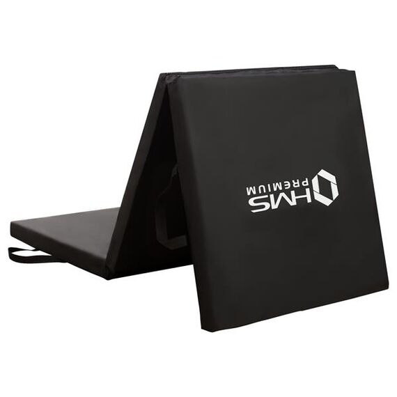 HMS PREMIUM materac gimnastyczny składany 1800x600mm MGS02 czarny, Kolor: czarny