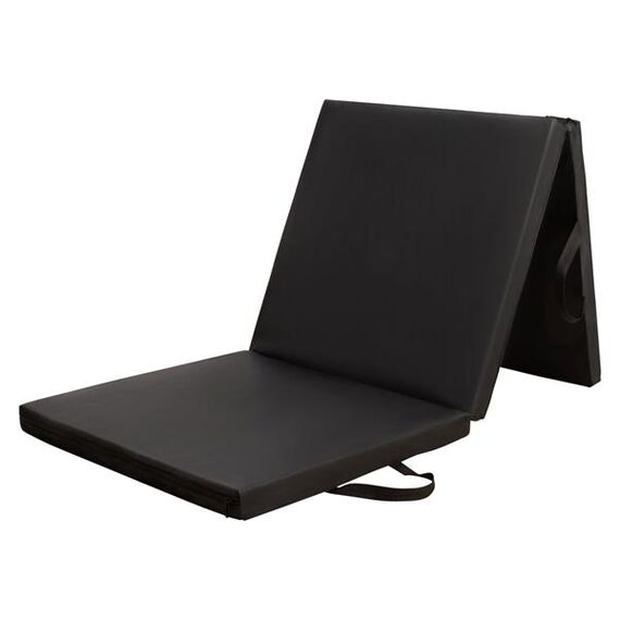 HMS PREMIUM materac gimnastyczny składany 1800x600mm MGS02 czarny, Kolor: czarny, 11 zdjęcie