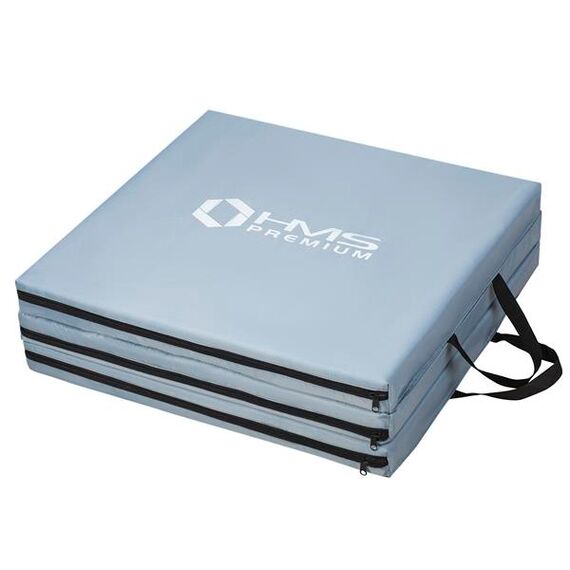 HMS PREMIUM materac gimnastyczny składany 1800x600MM MGS02 szary, Kolor: szary, 6 zdjęcie