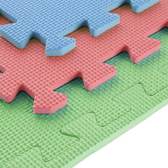 ONE FITNESS MP10 MATA PUZZLE MULTIPACK GREEN-BLUE-RED 9 ELEMENTÓW 10MM, Kolor: zielony-niebieski-czerwony, 11 zdjęcie