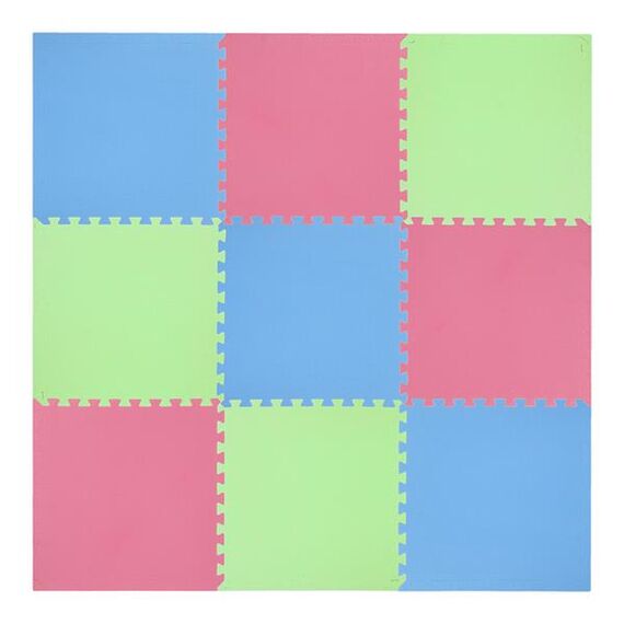 ONE FITNESS MP10 MATA PUZZLE MULTIPACK GREEN-BLUE-RED 9 ELEMENTÓW 10MM, Kolor: zielony-niebieski-czerwony, 12 zdjęcie