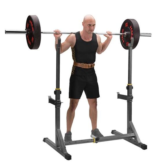 HMS pas kulturystyczny na siłownię skórzany PA3998 brązowy, Kolor: brązowy, Rozmiar: L, 2 zdjęcie