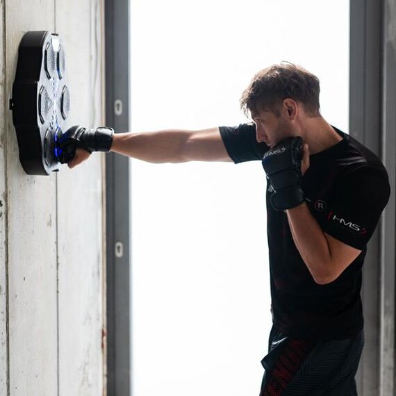 HMS TB02 ELEKTRONICZNA TARCZA BOKSERSKA BLUETOOTH Z MUZYKĄ I RĘKAWICAMI, 5 zdjęcie