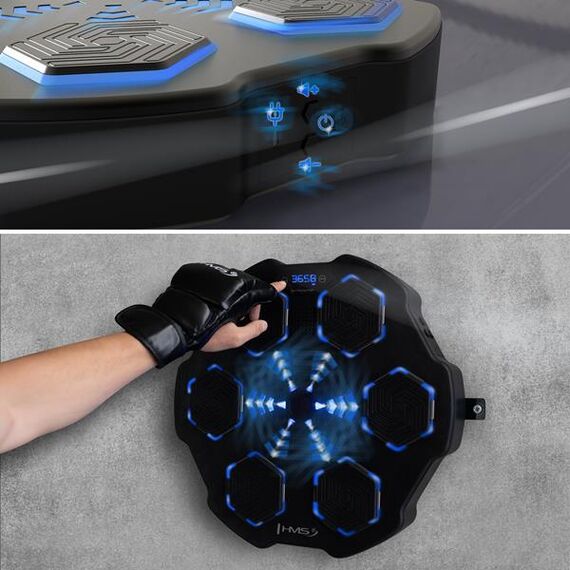 HMS TB02 ELEKTRONICZNA TARCZA BOKSERSKA BLUETOOTH Z MUZYKĄ I RĘKAWICAMI, 8 zdjęcie