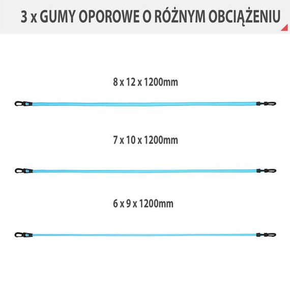 HMS TX01 ZESTAW DO ĆWICZEŃ SIŁOWYCH, 6 zdjęcie