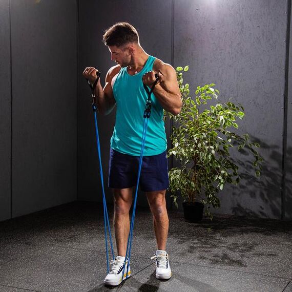 HMS TX01 ZESTAW DO ĆWICZEŃ SIŁOWYCH, 9 zdjęcie