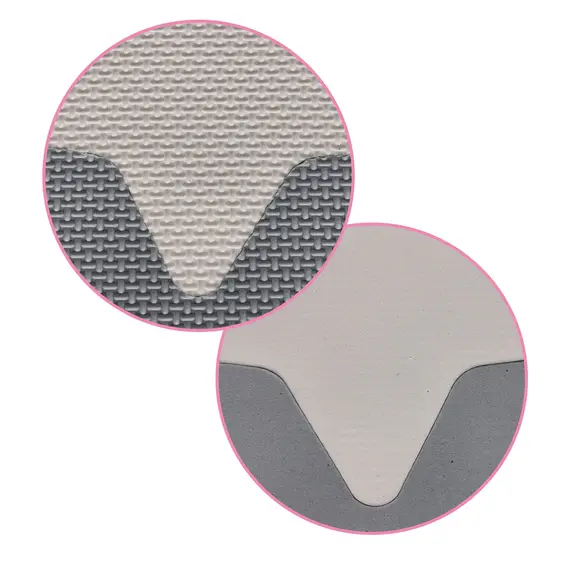 MD03 MATA DZIECIĘCA PUZZLE KOJEC PINK HEARTS 36 ELEMENTÓW 140x140CM NILS FUN, Kolor: różowy/szary/czarny, 12 zdjęcie