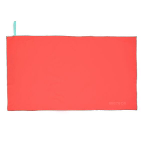 METEOR ręcznik z mikrofibry szybkoschnący z pokrowcem 175x110cm różowy, Kolor: koralowy, Rozmiar: XL, 5 zdjęcie