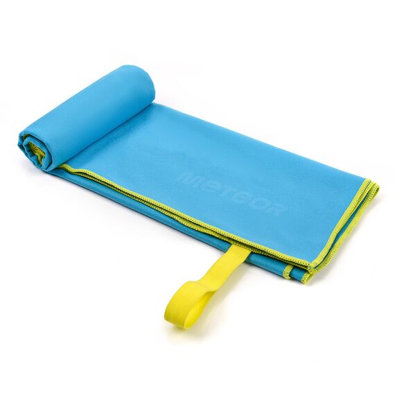 METEOR ręcznik z mikrofibry szybkoschnący z pokrowcem 42x55cm niebieski, Kolor: niebieski, Rozmiar: S, 3 zdjęcie