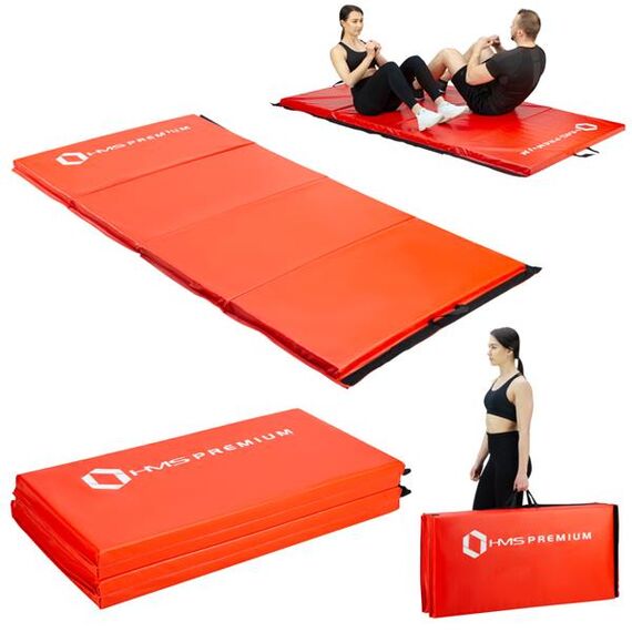 HMS PREMIUM materac gimnastyczny składany 2400x1200mm MGS01 czerwony, Kolor: czerwony, 16 zdjęcie HMS PREMIUM materac gimnastyczny składany 2400x1200mm MGS01 czerwony, Kolor: czerwony, 16 zdjęcie