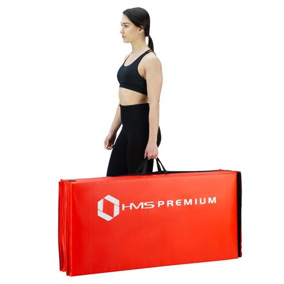 HMS PREMIUM materac gimnastyczny składany 2400x1200mm MGS01 czerwony, Kolor: czerwony, 3 zdjęcie HMS PREMIUM materac gimnastyczny składany 2400x1200mm MGS01 czerwony, Kolor: czerwony, 3 zdjęcie