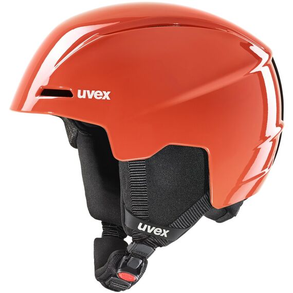 Kask narciarski dziecięcy UVEX Viti, Kolor: czerwony, Rozmiar: 46-50