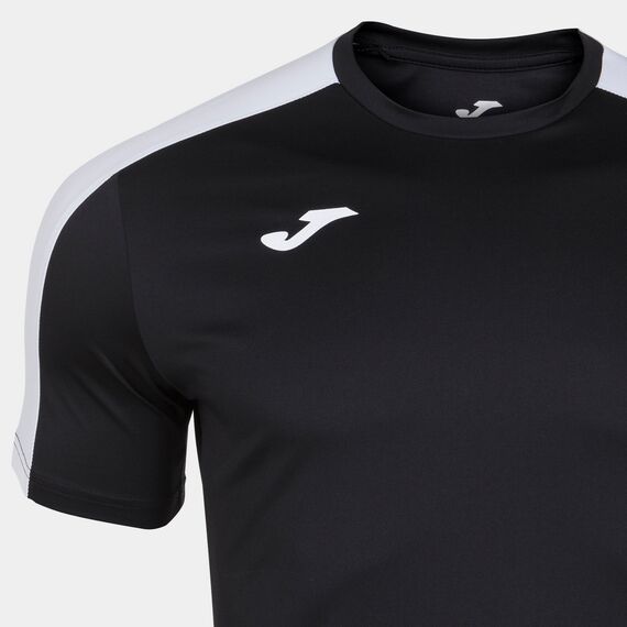JOMA ACADEMY 101656.016 koszulka męska sportowa czarna/biała, Kolor: czarny, Rozmiar: L