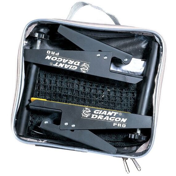 Siatka do tenisa stołowego 175x15cm z klipsem GIANT DRAGON czarna, 3 zdjęcie