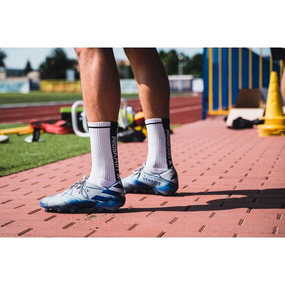 PROSKARY skarpety piłkarskie antypoślizgowe ELITE niebieskie, Kolor: biały, Rozmiar: 35-40, 7 zdjęcie