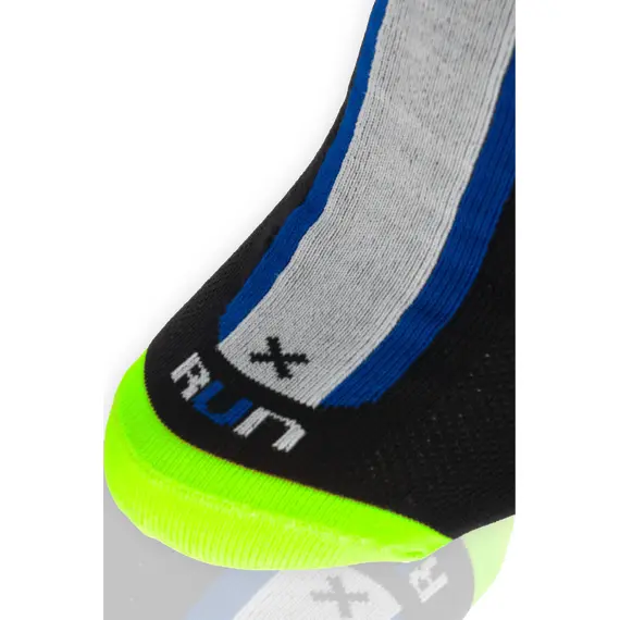 PROSKARY X-Run skarpety do biegania antypoślizgowe czarne, 7 zdjęcie