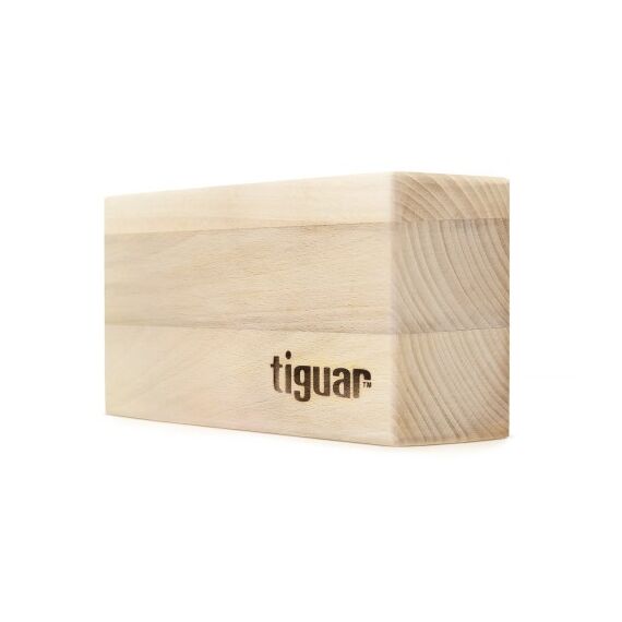 TIGUAR kostka do jogi rozciągania mięśni drewniana 23,5x11,5x7,5cm