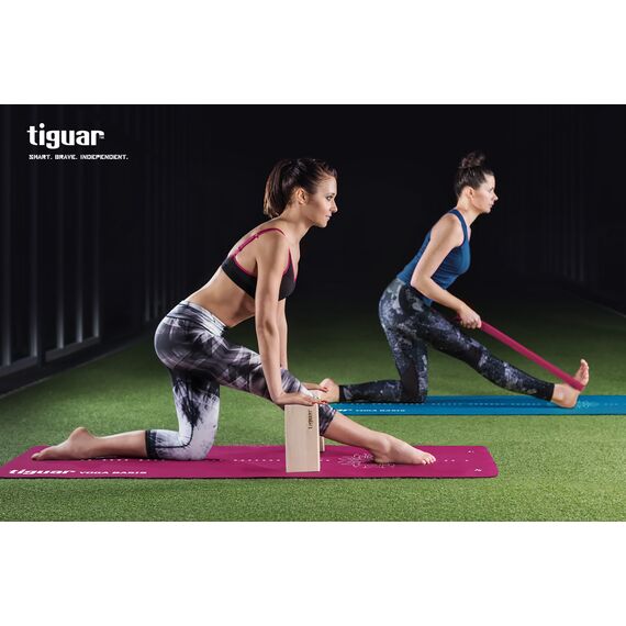 TIGUAR kostka do jogi rozciągania mięśni drewniana 23,5x11,5x7,5cm, 2 zdjęcie