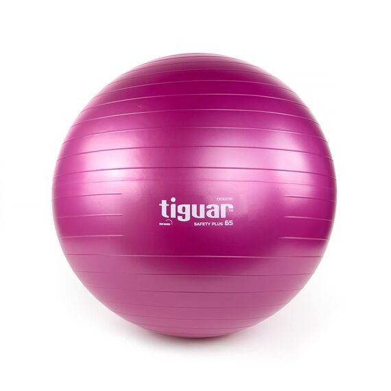 TIGUAR piłka gimnastyczna do ćwiczeń fitness 65cm śliwka