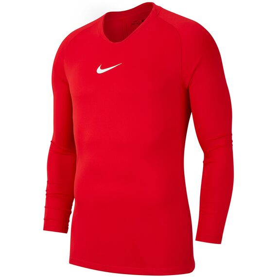NIKE koszulka termoaktywna dla dzieci Dry Park First Layer JSY LS AV2611 657 czerwona, Kolor: czerwony, Rozmiar: XS