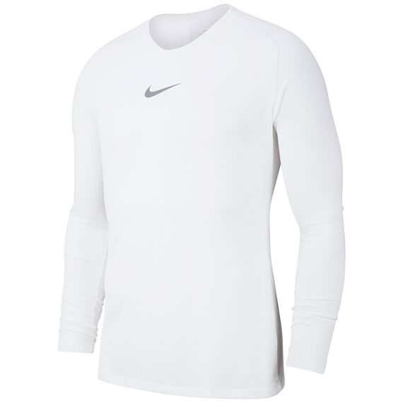 NIKE koszulka termoaktywna dla dzieci Nike Dry Park First Layer JSY LS AV2611 100 biała, Kolor: biały, Rozmiar: XS