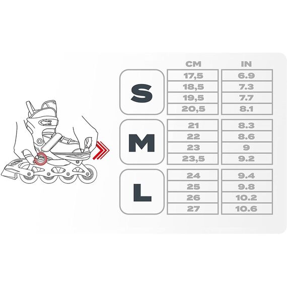 METEOR Rolki regulowane z wymienną płozą 4w1 Painter, Kolor: fioletowy/morski, Waga: 2.65, Rozmiar: M (34-37), 10 zdjęcie