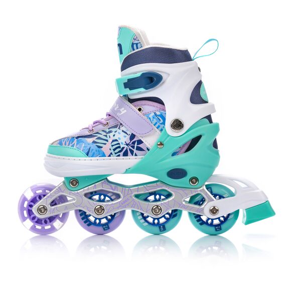 METEOR Rolki regulowane z wymienną płozą 4w1 Painter, Kolor: fioletowy/morski, Waga: 2.9, Rozmiar: L (38-41), 3 zdjęcie