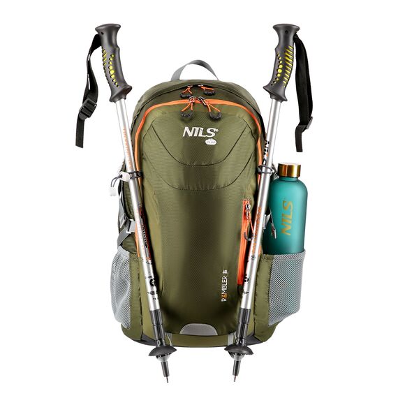Plecak trekkingowy turystyczny 40L NILS CAMP RAMBLER NC1917 zielony, 9 zdjęcie