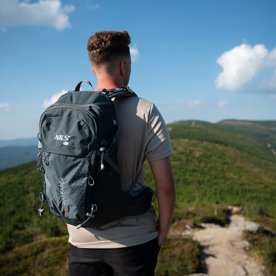 Plecak turystyczny trekkingowy 35L NILS CAMP WAYFARER NC1925 szary, 4 zdjęcie