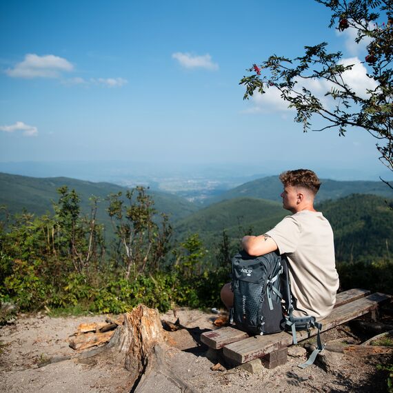 Plecak turystyczny trekkingowy 35L NILS CAMP WAYFARER NC1925 szary, 8 zdjęcie