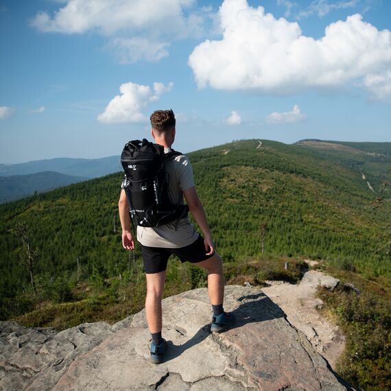 Plecak trekkingowy turystyczny 40L NILS CAMP KJOLEN NC1938 czarny, Kolor: czarny, Waga: 0,8, Rozmiar: one size, 8 zdjęcie