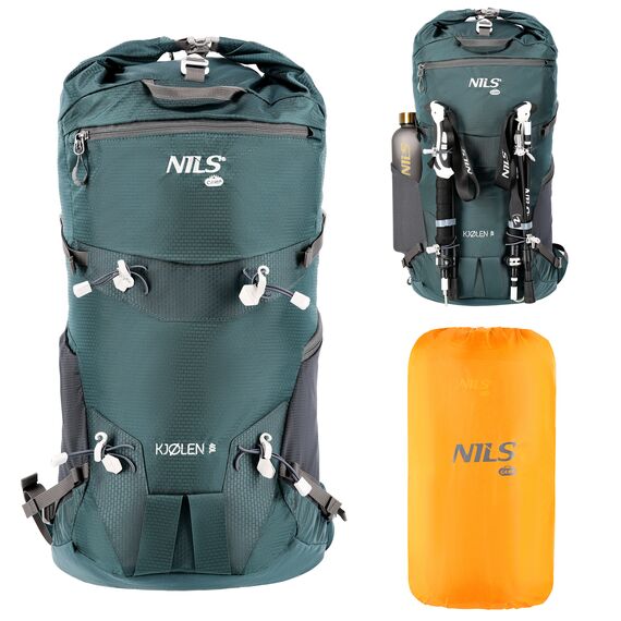 Plecak trekkingowy turystyczny 40L NILS CAMP KJOLEN NC1938 zielony, Kolor: zielony, Waga: 0,8, Rozmiar: one size