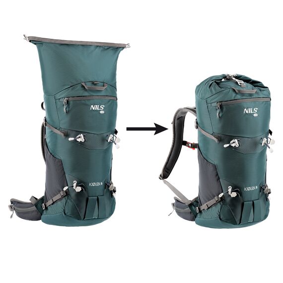 Plecak trekkingowy turystyczny 40L NILS CAMP KJOLEN NC1938 zielony, Kolor: zielony, Waga: 0,8, Rozmiar: one size, 2 zdjęcie