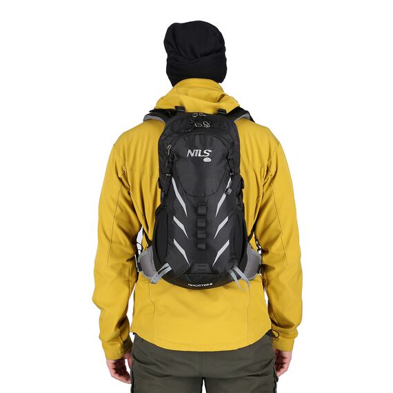 Plecak turystyczny trekkingowy 20L NILS CAMP GHOSTER NC1942 czarny, 2 zdjęcie
