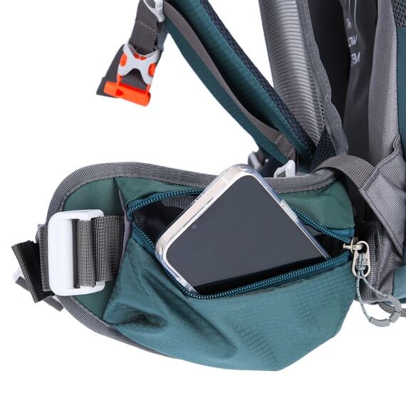 Plecak turystyczny z pokrowcem 65L NILS CAMP BERGEN NC1949 zielony, 11 zdjęcie