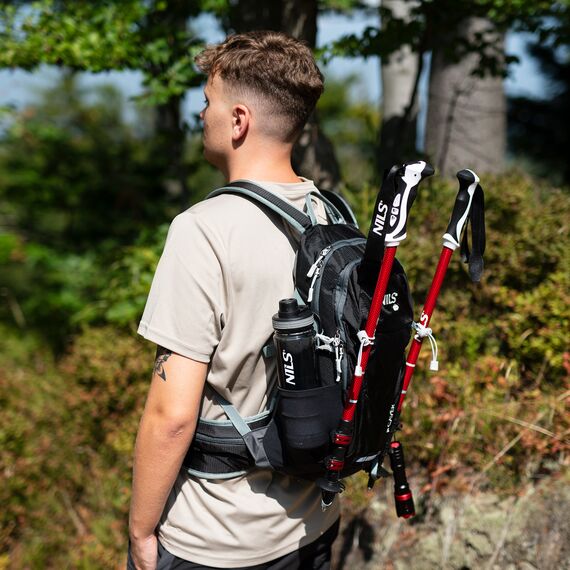 Plecak trekkingowy lekki 18L NILS CAMP NC1950 niebieski, Kolor: czarny, Waga: 0,4, Rozmiar: one size, 11 zdjęcie