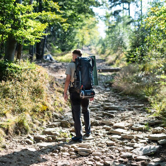 Plecak w góry trekkingowy 65L NILS CAMP NORDKAPP NC1992 czarny, 4 zdjęcie