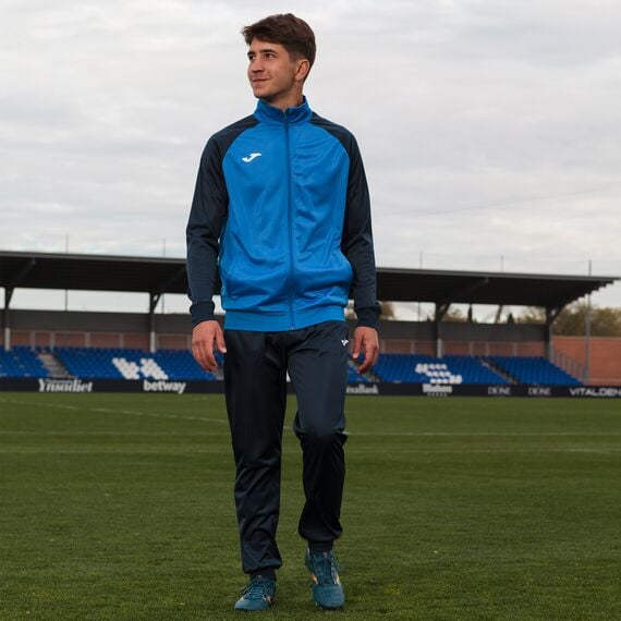 JOMA ACADEMY IV dres męski treningowy komplet bluza i spodnie 101966.703 granatowy, Kolor: granatowy, Waga: 0.2, Rozmiar: L