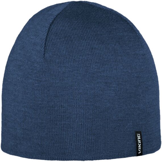 VIKING NOMRA 2.0 czapka zimowa unisex z wełny merino granatowa