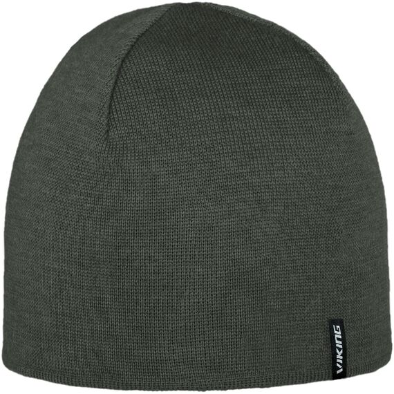 VIKING NOMRA 2.0 czapka zimowa unisex z wełny merino zielona, Kolor: zielony, Waga: 0.2