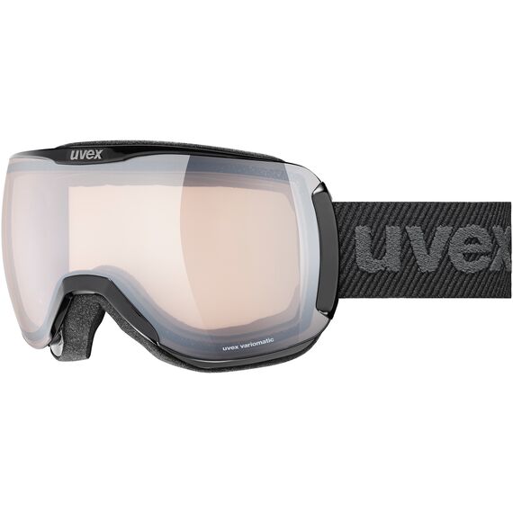 UVEX DOWNHILL gogle narciarskie z technologią supervison czarne, Kolor: czarny, Waga: 0.3, Rozmiar: one size
