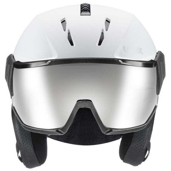 UVEX INSTINCT VISOR kask narciarski hardshell z goglami biały, Kolor: biały, Waga: 1, Rozmiar: 60-62, 4 zdjęcie