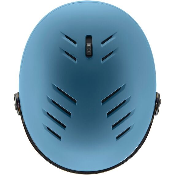 UVEX WANTED VISOR kask narciarski z technologią hardshell niebieski, Kolor: niebieski, Rozmiar: 54-58, 2 zdjęcie