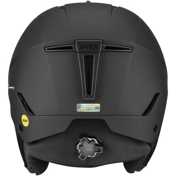 UVEX kask narciarski z technologią hardshell z MIPS Stance czarny, Kolor: czarny, Rozmiar: 58-62, 3 zdjęcie