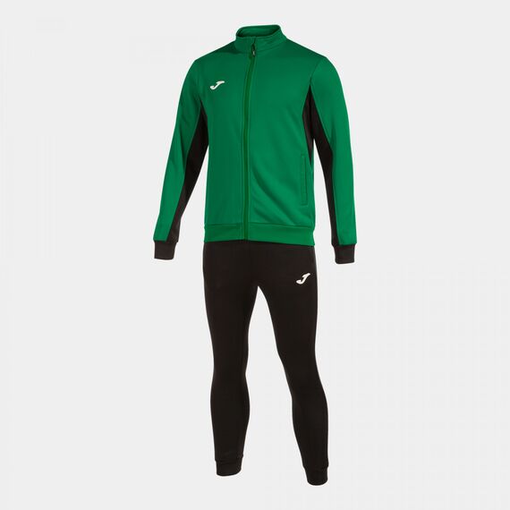 JOMA DERBY dres treningowy męski bluza i spodnie komplet 103120.451 zielony/czarny, Kolor: zielony, Waga: 0.2, Rozmiar: S