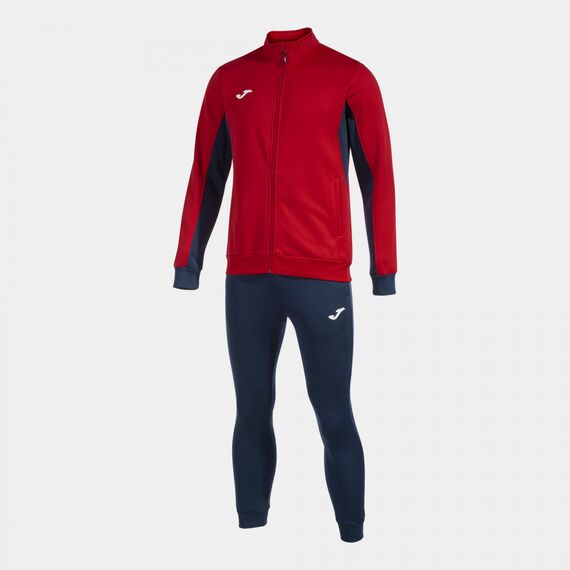JOMA DERBY dres treningowy męski bluza i spodnie komplet 103120.603 czerwony/granatowy, Kolor: czerwony, Waga: 0.2, Rozmiar: S