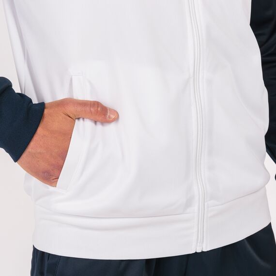 JOMA ACADEMY IV dres męski treningowy komplet bluza i spodnie 101966.203 granatowy/biały, Kolor: granatowy, Waga: 0.2, Rozmiar: S, 4 zdjęcie JOMA ACADEMY IV dres męski treningowy komplet bluza i spodnie 101966.203 granatowy/biały, Kolor: granatowy, Waga: 0.2, Rozmiar: S, 4 zdjęcie