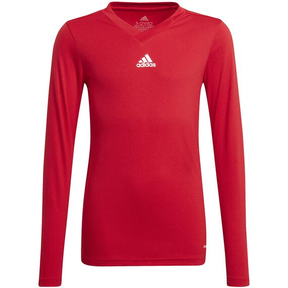 ADIDAS koszulka termoaktywna chłopięca bluza treningowa GN5711 czerwona, Kolor: czerwony, Waga: 0.2, Rozmiar: 128