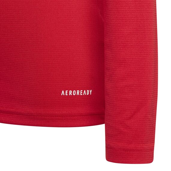 ADIDAS koszulka termoaktywna chłopięca bluza treningowa GN5711 czerwona, Kolor: czerwony, Waga: 0.2, Rozmiar: 164, 4 zdjęcie