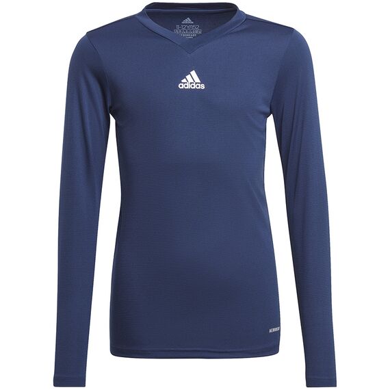 ADIDAS koszulka termoaktywna chłopięca bluza treningowa GN5712 niebieska, Kolor: niebieski, Waga: 0.2, Rozmiar: 128